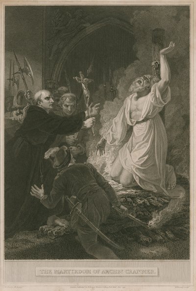 The martyrdom of Archbishop Cranmer by Robert Smirke